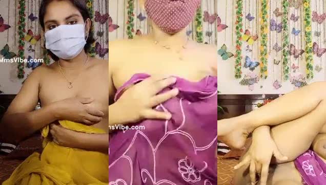 Desi Couple Hot Girl in Video Call Room