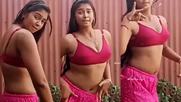 Indian Super Sexy Big Ass Girl Dancing in Bikini at Hotel Balcony
