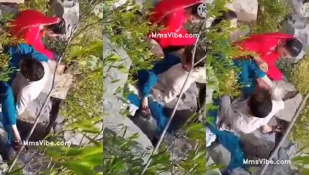 Pakistani Pathan Catches Two Girls Spying on Him in His Hidden Spot