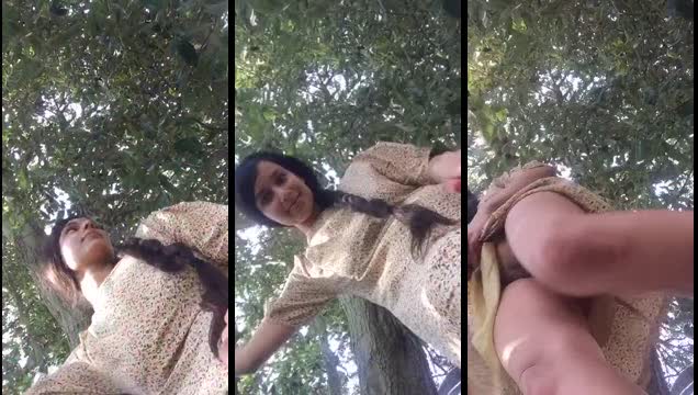 Mirabellaestella, a Desi Nri Girl, Excitedly Displays Her Charms on a Virtual Call from Her Balcony