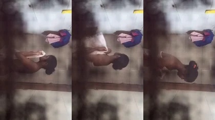 Tamil Wife Secretly Nude Record When Bathing Part-2