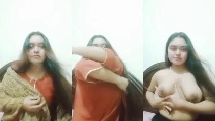 Chubby Horny Girl Boob Pussy Ass Fingering Part-18