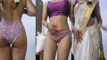 Sexy Mallu Girl Taking Off Her Saree