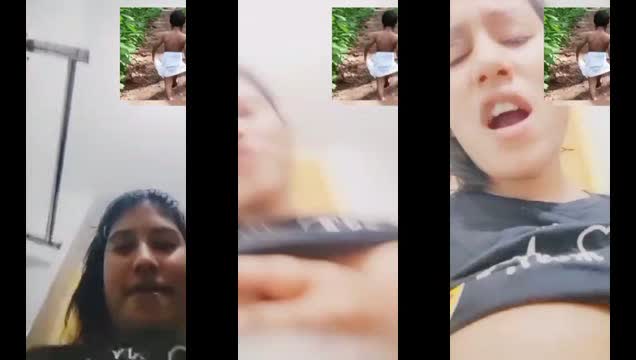 Sexy Indian GF s Boobs and Fingering on Video Call