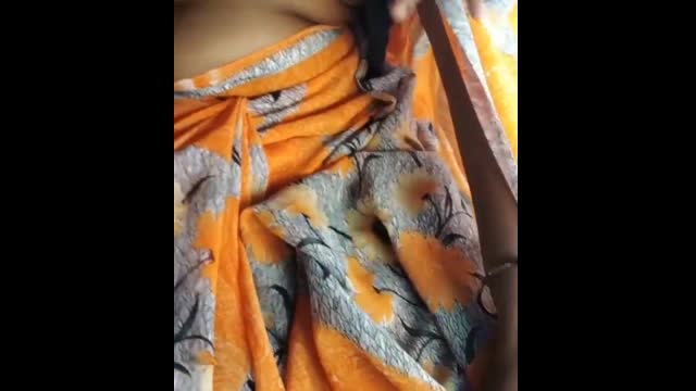Indian Wife s Big Boobs Press Against Window in Running Car