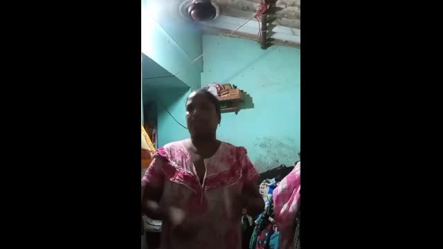 Desi Wife Changes Clothes in Hotel Balcony after Long Journey