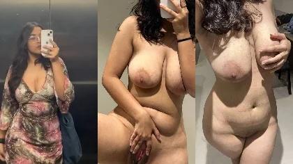 Busty Beautiful Girl Showing Hot Big Boobs Press Striping Sexy Thick Ass Make Dogy Posey Fingering Pussy Part-2