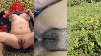 Desi Vloger Milf Wife Big Boobs Fucking Hard & Cum In Pussy Outdoor Part-2