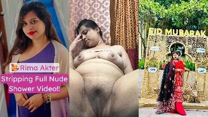 Bd Tik Toker Rima Big Boobs Shaved Pussy & Sexy Ass Striping Merged 10 Videos