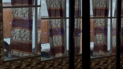 Horny Lovers Fucking In Hotel Secretly Captured By Boys From Window Part-3