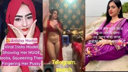 Bd Tiktoker Zara Momo Urf Anisha Big Boobs Press Shaved Pussy Rubbing