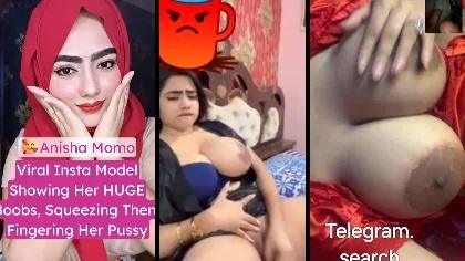 Bd Tiktoker Zara Momo Big Boobs Shaved Pussy Fingering