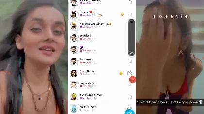 Beautiful Sexy Snapchat Babe Eshana Showing Hot Boobs Striping 8videos Merged