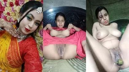 Bd Village Horny Wife Big Boobs Press Fucking With Perfum Bottle & Coconet Oil Bottle Squrting