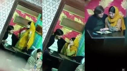 Beautiful Paki Gf Blowjob Riding Bf’s Dick In Restaurant Public