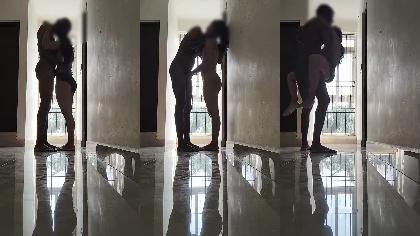 Indian Horny Couple Full Nude Give Blowjob Standing Fuck With Loudly Moans