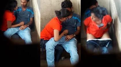 Horny Fresher Viral Outdoor Blowjob & Fcking In College Campus Secretly Recorded By Seniors