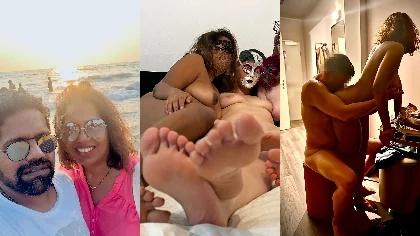 Bangalore Cuckold Swinger Couple Wife Hot Boobs Hardly Slap On Sexy Ass Riding Fucked