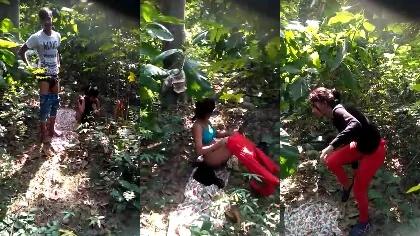 Bengali Young Lover Caught Jungle Outdoor Fuck
