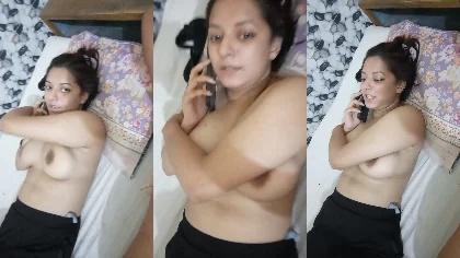 Bd Cheater Gf Talking With Her Bf While Sex With Her Other Bf