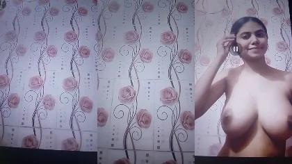 Bd Desi Gf Showing Gorgus Perfect Boobs Press Sxy Shaved Wet Pussy Finger Masterbat With Marker & Seat Over Lover Dick Part-1