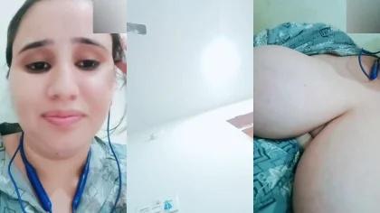 Indian Chament Bhabhi Showing Her Boobs To Her Viewers