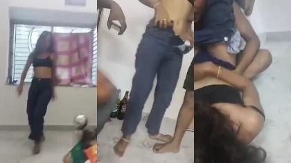 Desi Boys Gang Enjoing With Their Female Best Friend Friends With Benifit