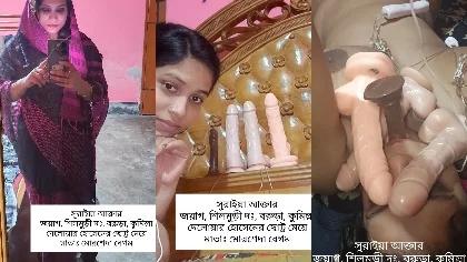 Bd Horny Wife Suraiya Hot Boobs Riding Fucking Hard With Dildo In Both Hole & Insert Foxtail Buttplug Part-2