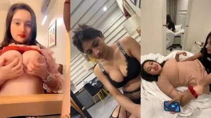 Paki Tik Toker Bebo, Anum Mirza, Hunain Bajwa And Laiba Sheikh Show Hot Big Boobs Press & Sexy Juicy Ass Spank Pussy Rubbing Riding Dick 34 Videos Merged