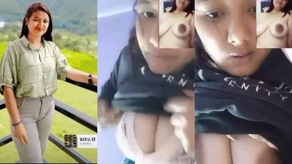 Chubby Big Boobs Assami Busty Gf Showing Pussy & Thick Ass On Vc