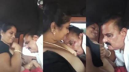 Desi Village Mother Enjoying In Tampo With Driver