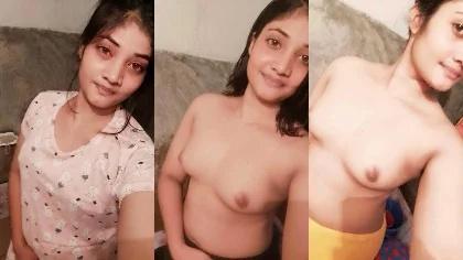 Beautiful Cute Slim Gf Showing Full Nude Boobs And Pussy Rubbing