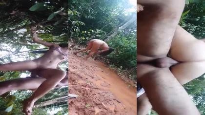 Desi Lover Fuck In Jungle