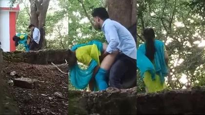 College Lover Fucking Behind Bulding Outdoor