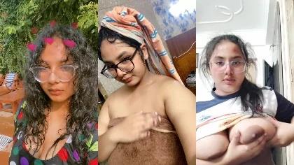 Beautiful Chubby Tanker Gf Showing Hot Big Boobs Press & Sucking Niple Herself