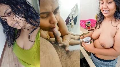 Horny Tamil Wife Kruthika Showing Hot Boobs Give Blowjob Riding Fucking Hard Part-2