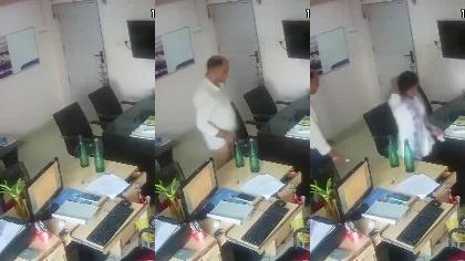 Office Xxx Mms Of An Old Man Fucking A Girl On A Couch