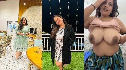 Busty Tanker Dr Divya Showing Huge Melons Press Sexy Thick Big Ass Fingering Pussy & Bathing