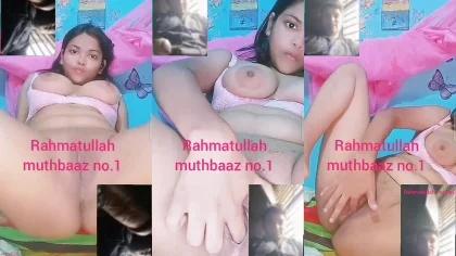 Horny Gf Hot Boobs Clean Tight Pussy Fingering On Vc
