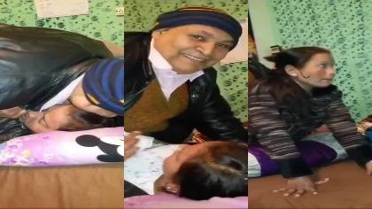 Uncle Fucking Paid Aunty And One Friend Record Video