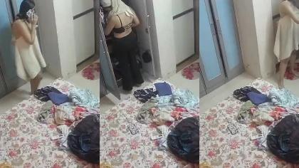 Tanker Mom & Daughter Hot Big Boobs Sexy Thick Ass Pussy Dancing Full Nude Cctv Captured Full Length Part-1
