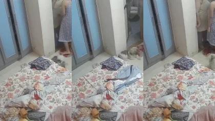 Tanker Mom & Daughter Hot Big Boobs Sexy Thick Ass Pussy Dancing Full Nude Cctv Captured Full Length Part-4