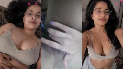Beautiful Indian Girl Showing Fingering