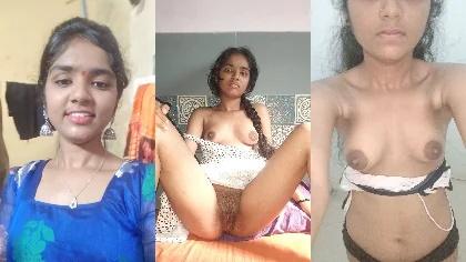 Cute Slim Young Telugu Gf Getting Full Nude For Bf
