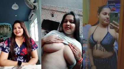 Sexy Indian Chubby Milf Showing Big Boobs Playing