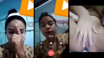 Bengali Desi Gf Showing Hot Boobs Press Sexy Shaved Pussy Fingering