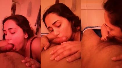 Gorgeous Beauty Gf Hot Big Boobs Sucking Dick Licking Balls And Give Boobjob