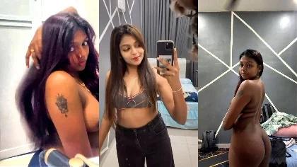 Sexy Tamil Girl Showing Booby Teasing Sexy Ass