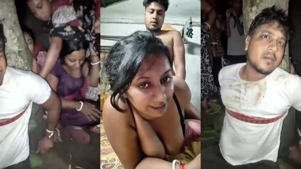 Bangladeshi Cheater Boudi Caught Affair With Neighbour Blowjob, Show Asshole And Fucking Hard From Behind On Bed Caught By Villager